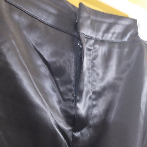 Windsor Silk-Like Black Mini Skirt M - Picture 2 of 8